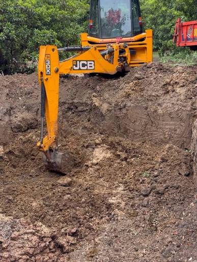 Land excavation